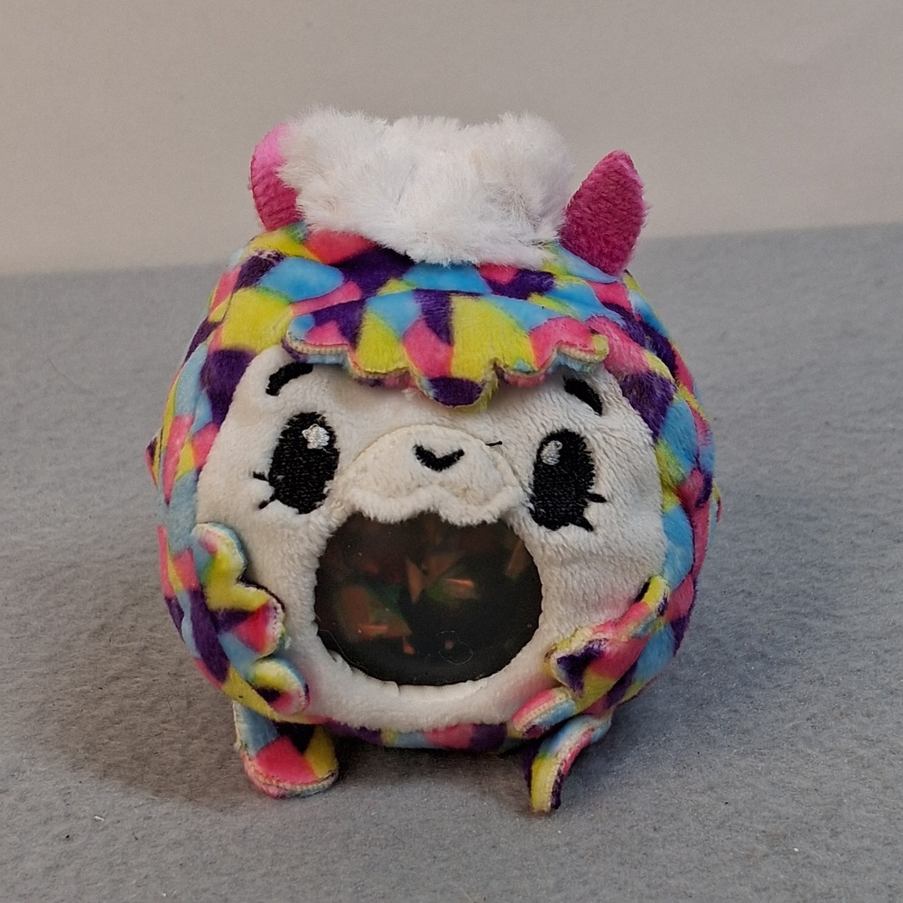 Pikmi Pops Bubble Drops Neon Wild Series Shoop the Alpaca Plush Squeeze Toy